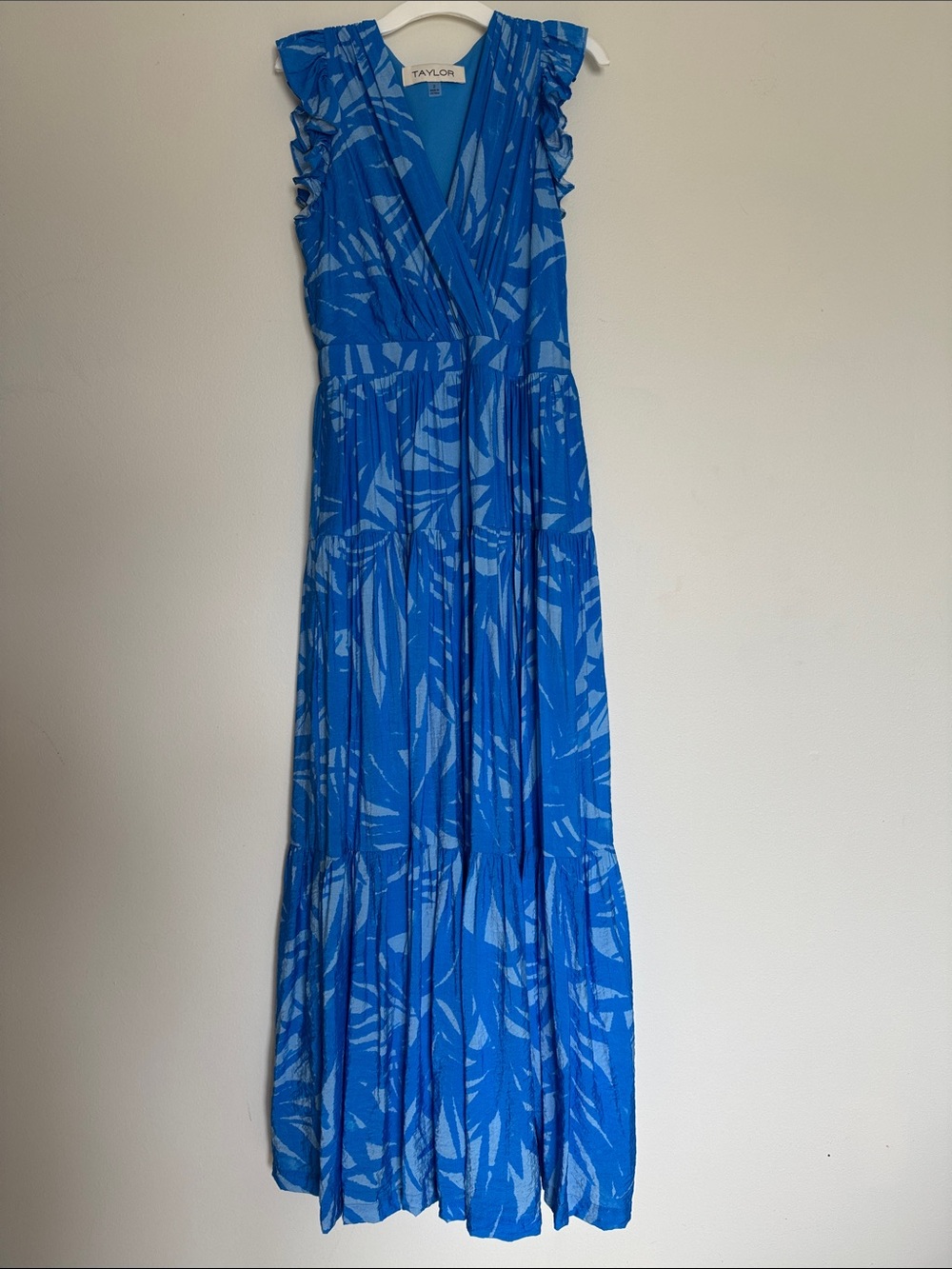 Taylor Flutter Sleeve Tiered Maxi Dress 2 - Picture 3 of 7